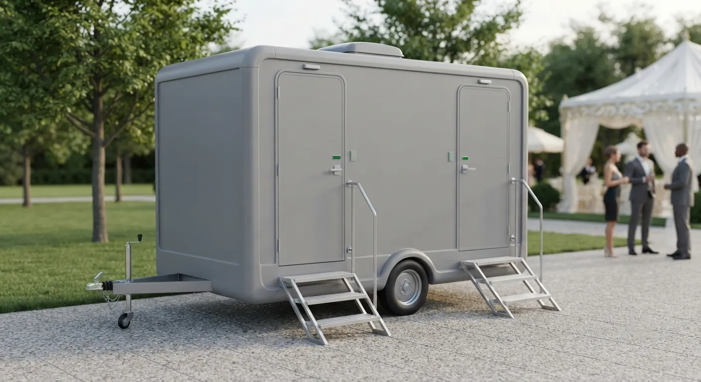 2 Stall Restroom Trailer in Bayonne, NJ
