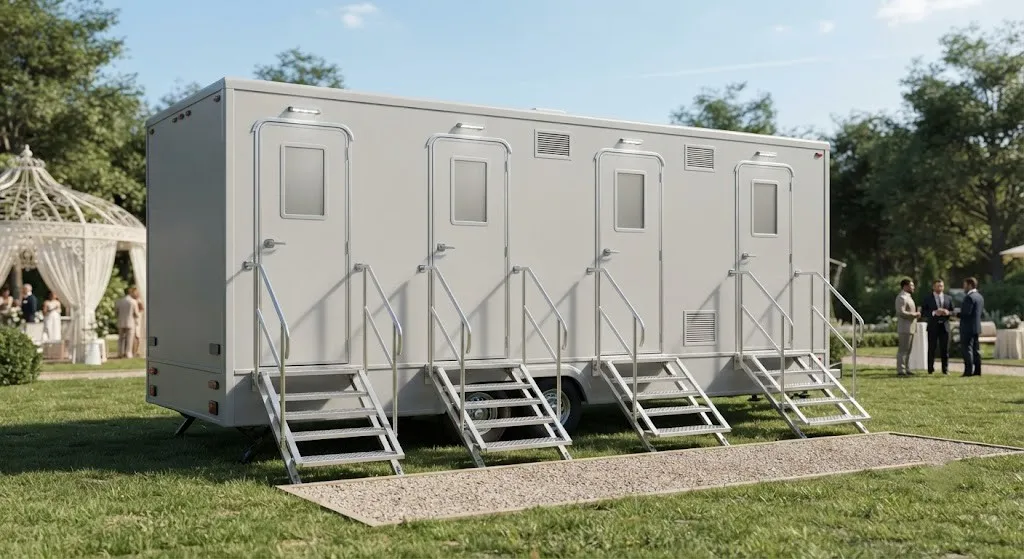 4 Stall Restroom Trailer in Bayonne, NJ